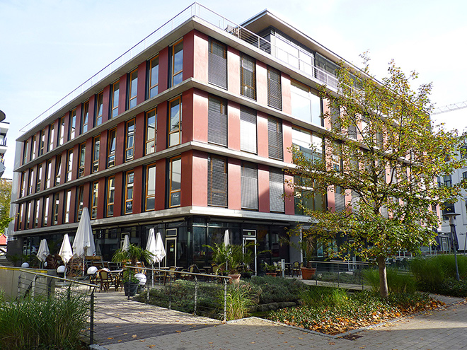 Gebäude der Geschäftsstelle des DRK Reutlingen